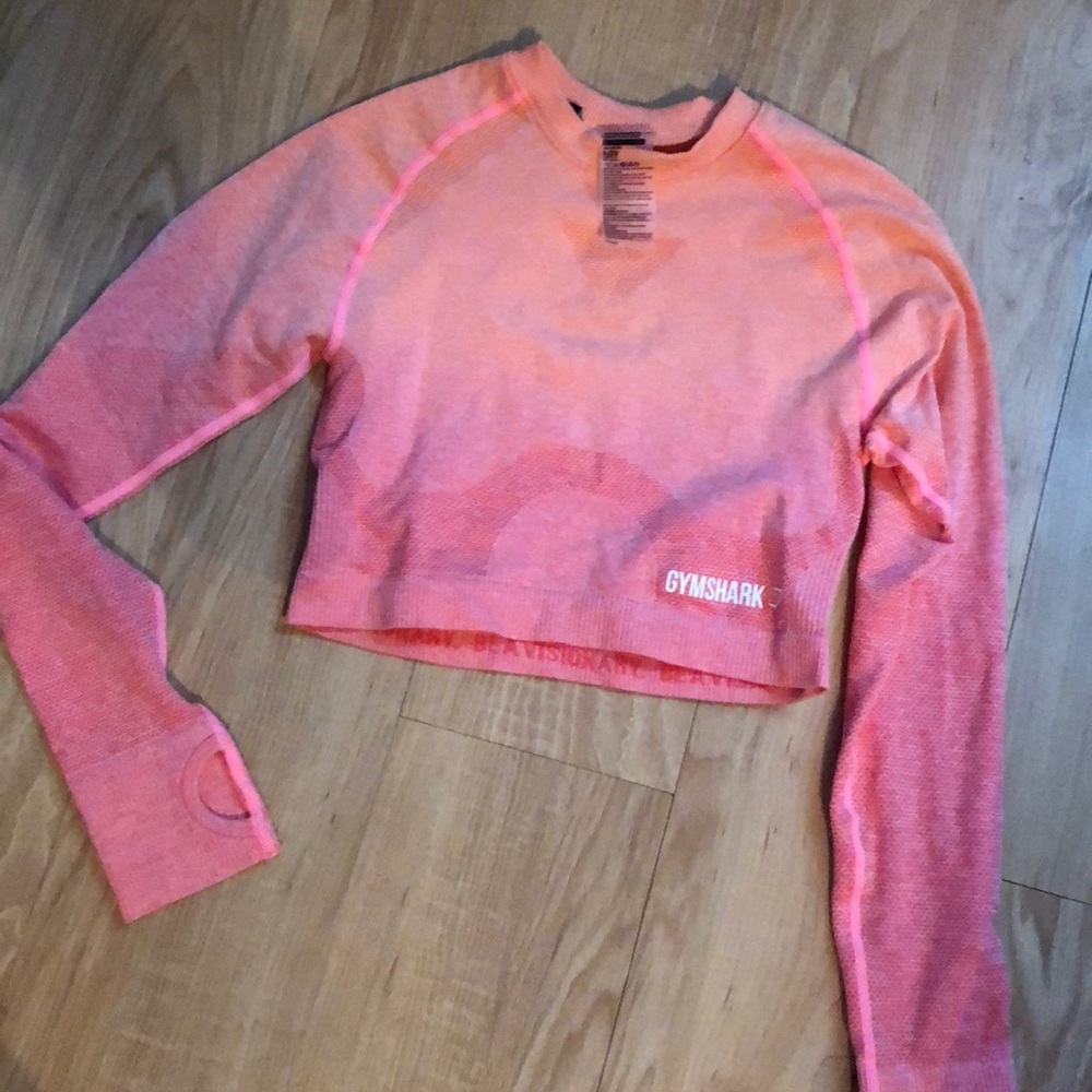 Gymshark seamless ombré crop top